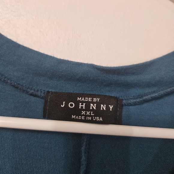 Made By Johnny Plus Size Blue Tunic Top! - Picture 2 of 5